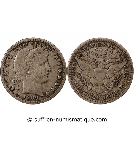 USA - 10 CENTS ARGENT "Barber Dime" 1916 PHILADELPHIE