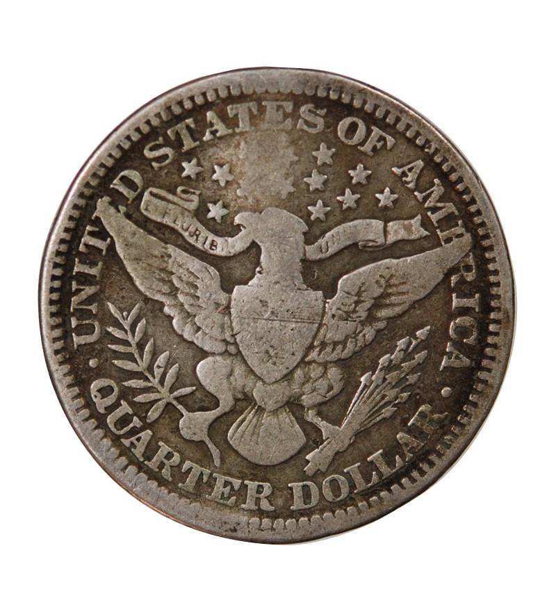 USA - 25 CENTS ARGENT "Barber Quarter" 1903 PHILADELPHIE