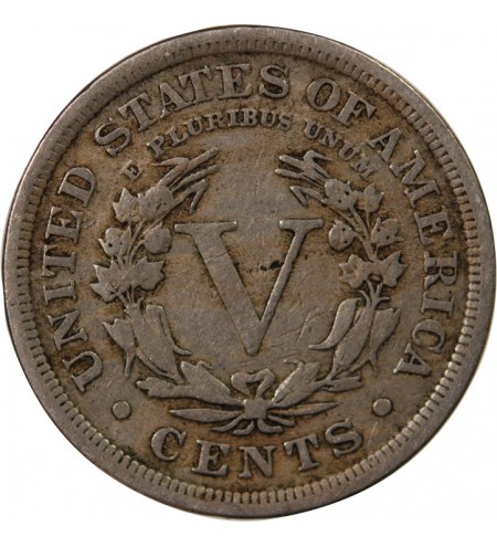 USA - 5 CENTS "Liberty Nickel" 1910