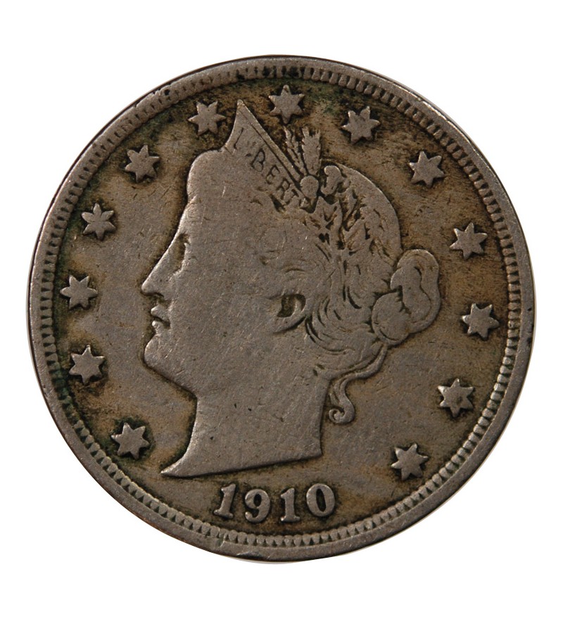 USA - 5 CENTS "Liberty Nickel" 1910