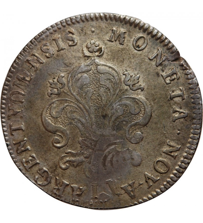 LOUIS XIV﻿ - 34 SOLS 6 DENIERS DE STRASBOURG 1702 BB