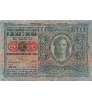 AUTRICHE - 100 KRONEN 02/01/1912 - PTTB 2