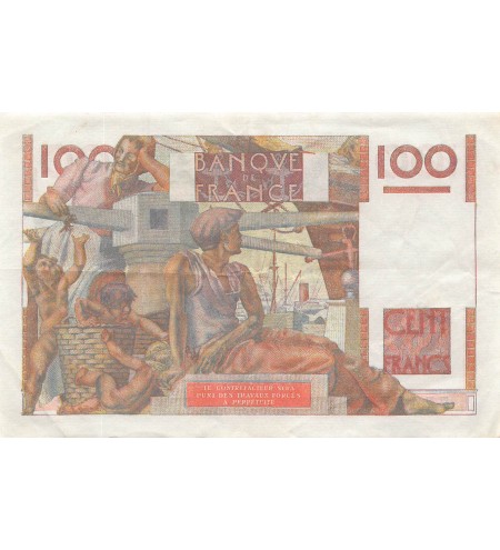 FRANCE, JEUNE PAYSAN - 100 FRANCS 07/04/1949 - SÉRIE J.312 - TTB+