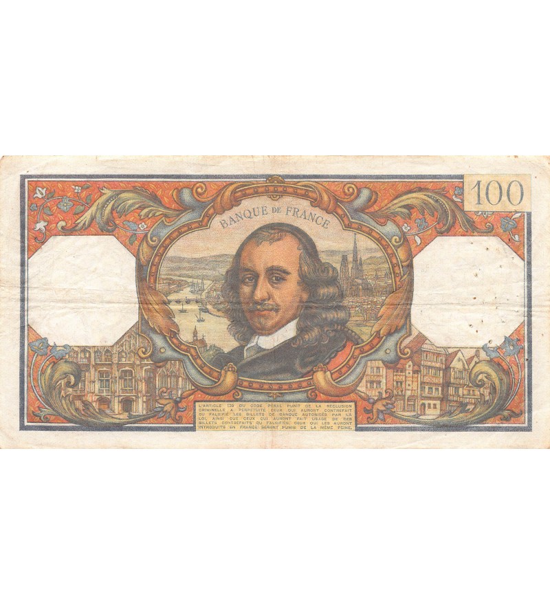 FRANCE, CORNEILLE - 100 FRANCS 02/07/1964 - SÉRIE B.22 - TB+