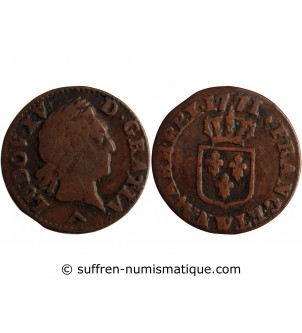 LOUIS XV﻿ - LIARD A LA VIEILLE TETE 1771 W LILLE