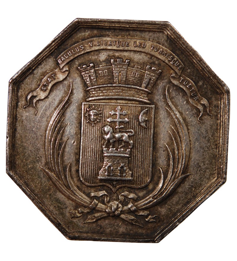 CAISSE D'EPARGNE D'ALBI - JETON ARGENT poinçon Abeille (1860-1880)