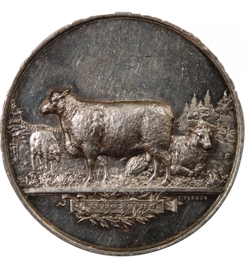 SOCIÉTÉ D'AGRICULTURE DE L'INDRE – MEDAILLE ARGENT 1896