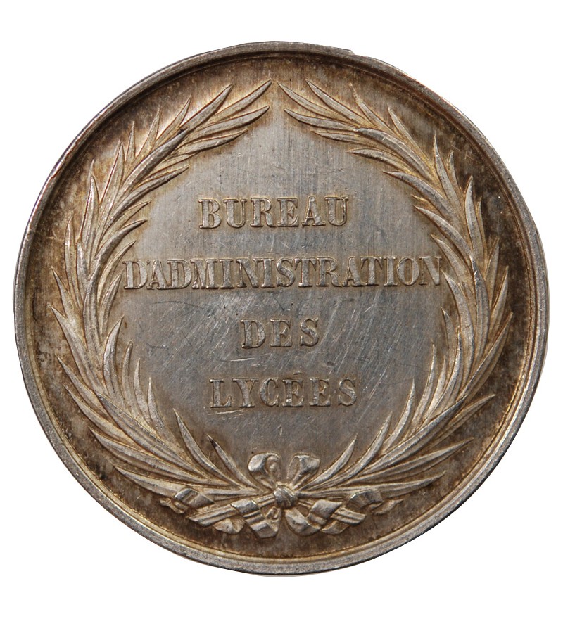BUREAU D'ADMINISTRATION DES LYCÉES - JETON ARGENT poinçon Abeille (1860-1879)