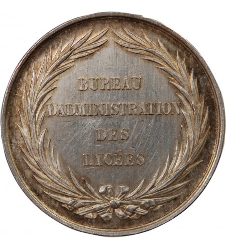 BUREAU D'ADMINISTRATION DES LYCÉES - JETON ARGENT poinçon Abeille (1860-1879)