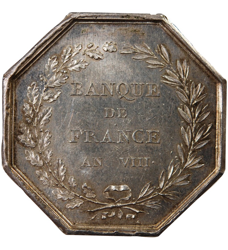 BANQUE DE FRANCE - JETON ARGENT poinçon Main (1845-1860)
