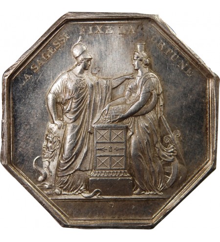 BANQUE DE FRANCE - JETON ARGENT poinçon Main (1845-1860)