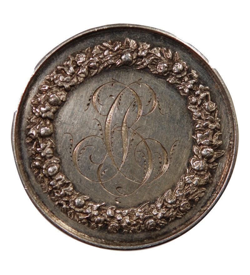 MARIAGE, PRÊTRE BENISSANT - MEDAILLE ARGENT inscrite en 1881