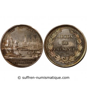 CHAMBRE DE COMMERCE DE LA ROCHELLE – JETON ARGENT poinçon Corne (après 1879)