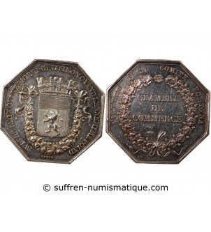 CHAMBRE DE COMMERCE DE LYON - JETON ARGENT poinçon Lampe (1832-1841)