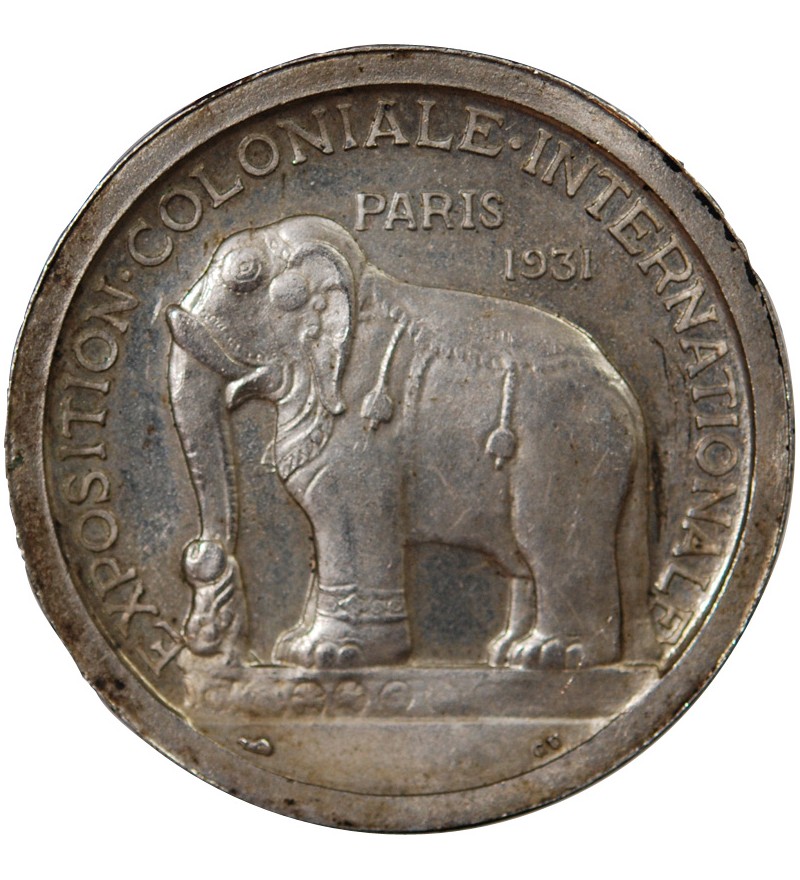 EXPOSITION COLONIALE, ASIE - MEDAILLE 1931