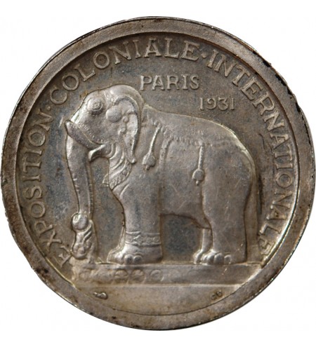 EXPOSITION COLONIALE, ASIE - MEDAILLE 1931