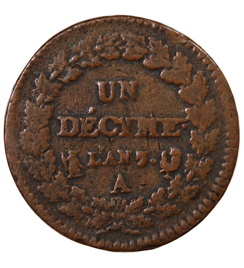 DUPRÉ - DECIME AN 7 A PARIS