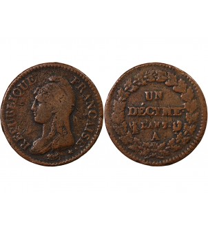 DUPRÉ - DECIME AN 7 A PARIS 2