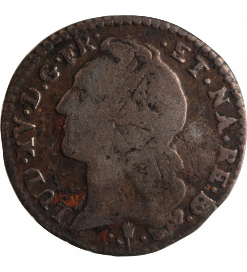 LOUIS XV ﻿- 1/10 ECU AU BANDEAU 1746 PAU