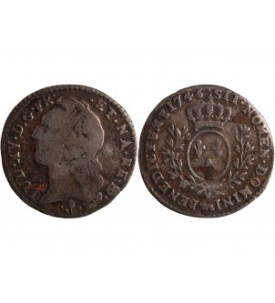 LOUIS XV ﻿- 1/10 ECU AU BANDEAU 1746 PAU 2