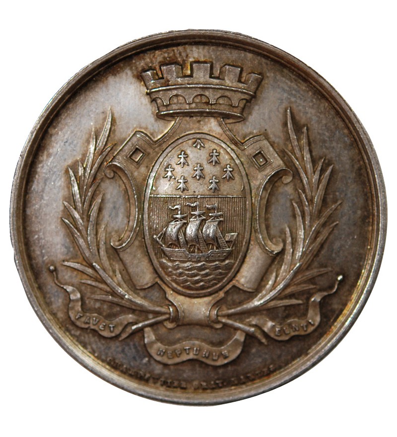 TRIBUNAL DE COMMERCE DE NANTES - JETON ARGENT poinçon Abeille (1860 /1879)