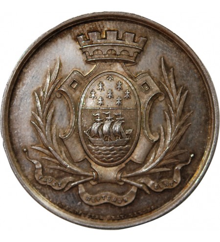 TRIBUNAL DE COMMERCE DE NANTES - JETON ARGENT poinçon Abeille (1860 /1879)