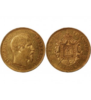 NAPOLEON III - 100 FRANCS OR 1855 A PARIS﻿ 2