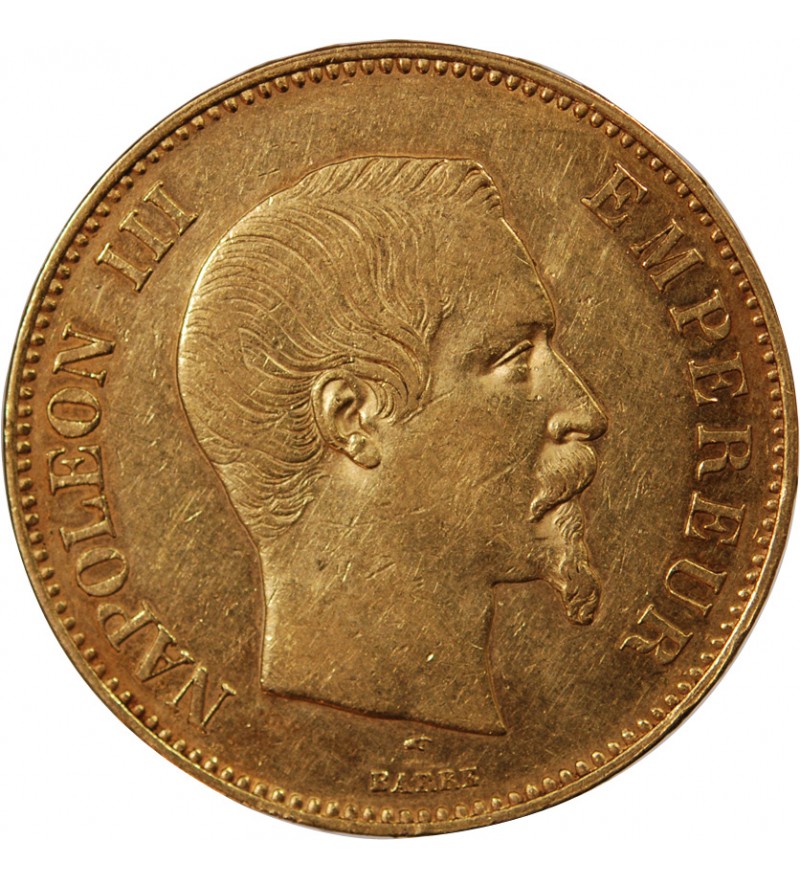 NAPOLEON III - 100 FRANCS OR 1855 A PARIS﻿