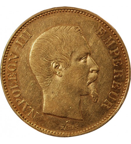 NAPOLEON III - 100 FRANCS OR 1855 A PARIS﻿