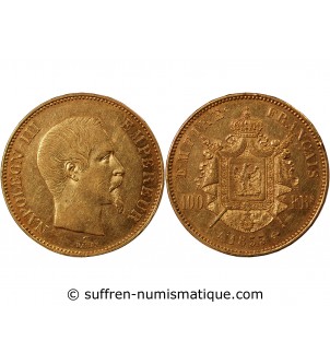 NAPOLEON III - 100 FRANCS OR 1855 A PARIS﻿