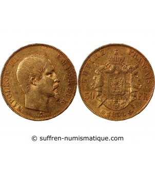 NAPOLEON III ﻿- 50 FRANCS OR 1858 BB STRASBOURG
