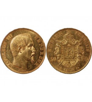 NAPOLEON III ﻿ - 50 FRANCS OR 1859 A PARIS﻿ 2
