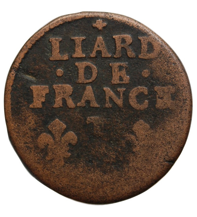 LOUIS XIV﻿ - LIARD AU BUSTE AGE 1697 T NANTES