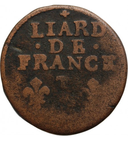 LOUIS XIV﻿ - LIARD AU BUSTE AGE 1697 T NANTES