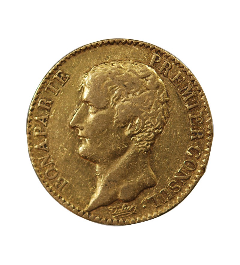 BONAPARTE 1er CONSUL﻿ - 20 FRANCS OR AN XI A PARIS﻿