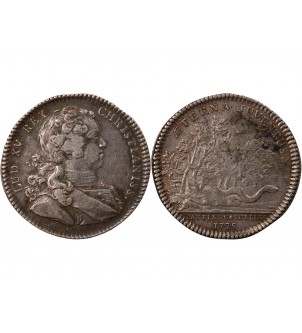 PARTIES CASUELLES, LOUIS XV – JETON ARGENT 1725 2