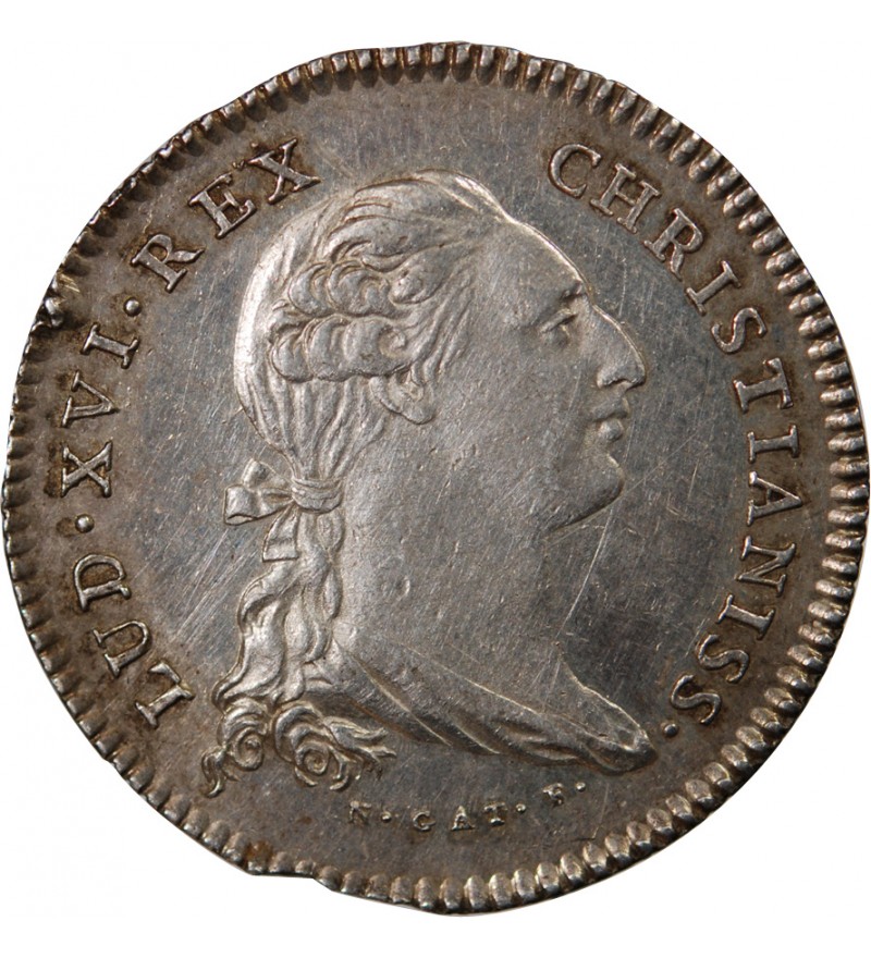 SECRETAIRES DU ROI, LOUIS XVI – JETON ARGENT 1776