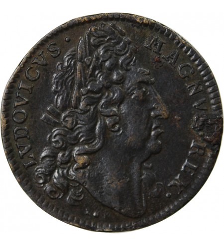 TRESOR ROYAL, LOUIS XIV - JETON CUIVRE