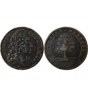 TRESOR ROYAL, LOUIS XIV - JETON CUIVRE 2
