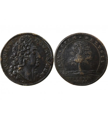 TRESOR ROYAL, LOUIS XIV - JETON CUIVRE
