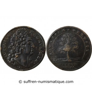 TRESOR ROYAL, LOUIS XIV - JETON CUIVRE
