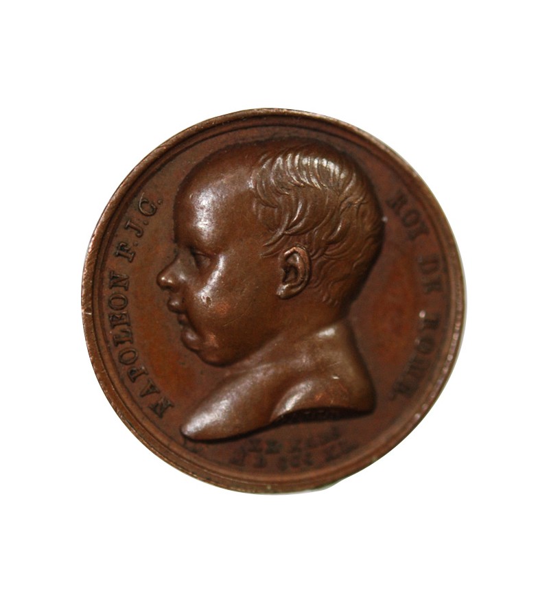 NAPOLEON Ier, NAISSANCE DU ROI DE ROME - PETITE MEDAILLE CUIVRE 1811