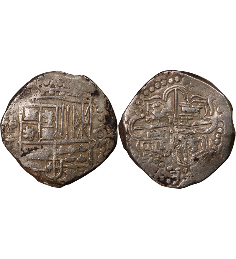 BOLIVIE, PHILIPPE III - 8 REALES ARGENT 1596 / 1621