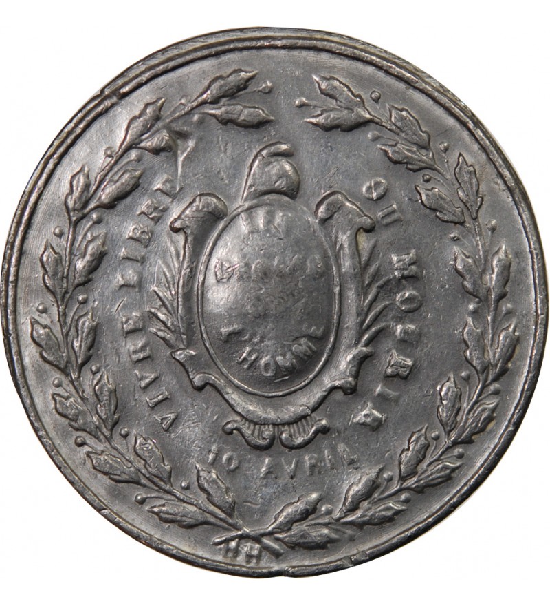 IIe RÉPUBLIQUE, LE PERE DUCHÊNE – MÉDAILLE ETAIN 1848