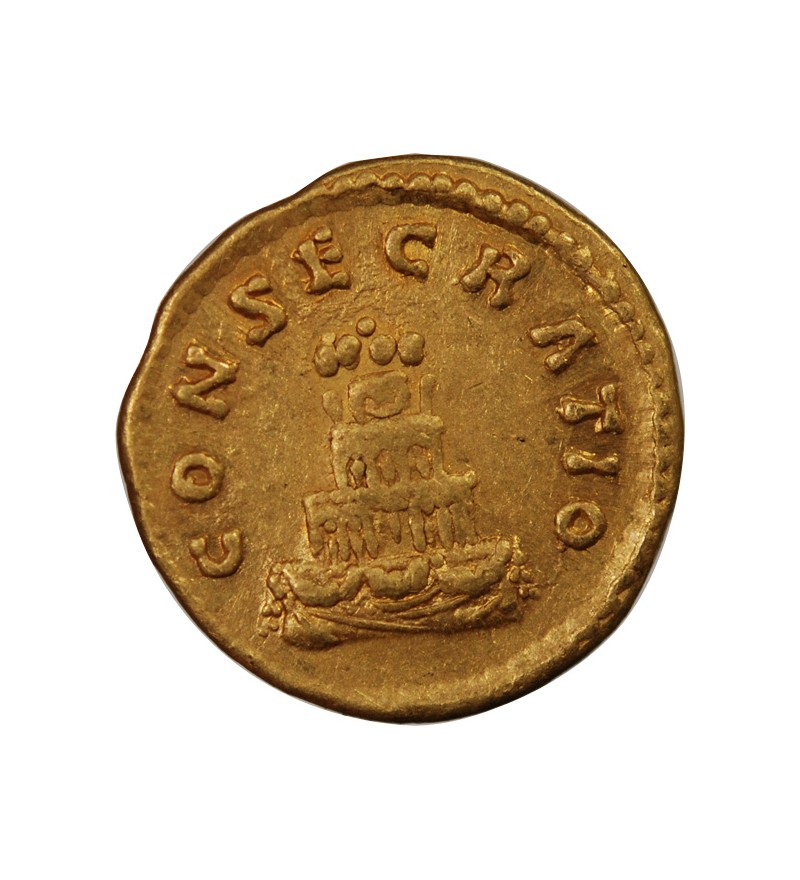 ANTONIN LE PIEUX, FRAPPE SOUS MARC AURÈLE - AUREUS OR 161 ROME