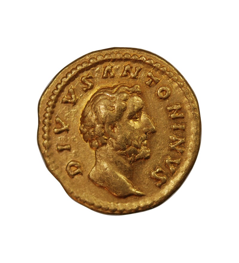 ANTONIN LE PIEUX, FRAPPE SOUS MARC AURÈLE - AUREUS OR 161 ROME