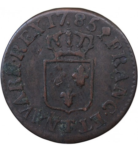 LOUIS XVI - LIARD 1785 T NANTES