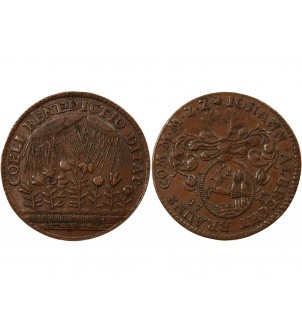ALLEMAGNE, JOHANN ALBRECHT BRAUNS - JETON CUIVRE 1734 ZELLERFELD 2