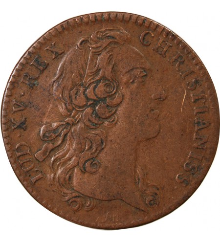 PARTIES CASUELLES, LOUIS XV - JETON CUIVRE 1747