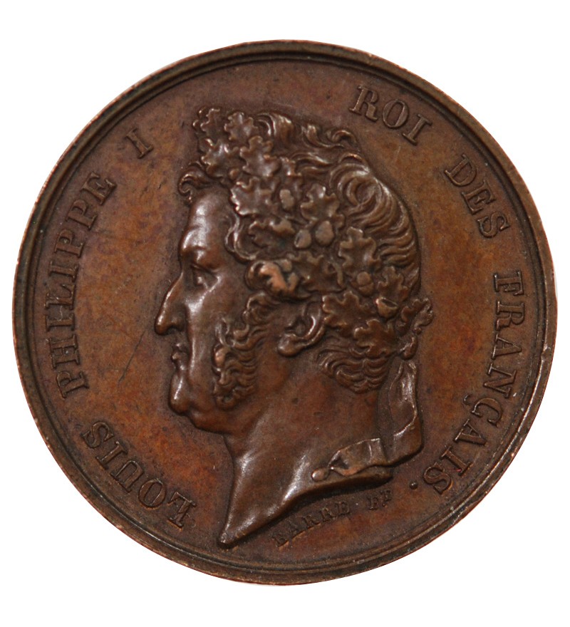 LOUIS-PHILIPPE Ier - MEDAILLE CUIVRE 1836 - ARC DE TRIOMPHE